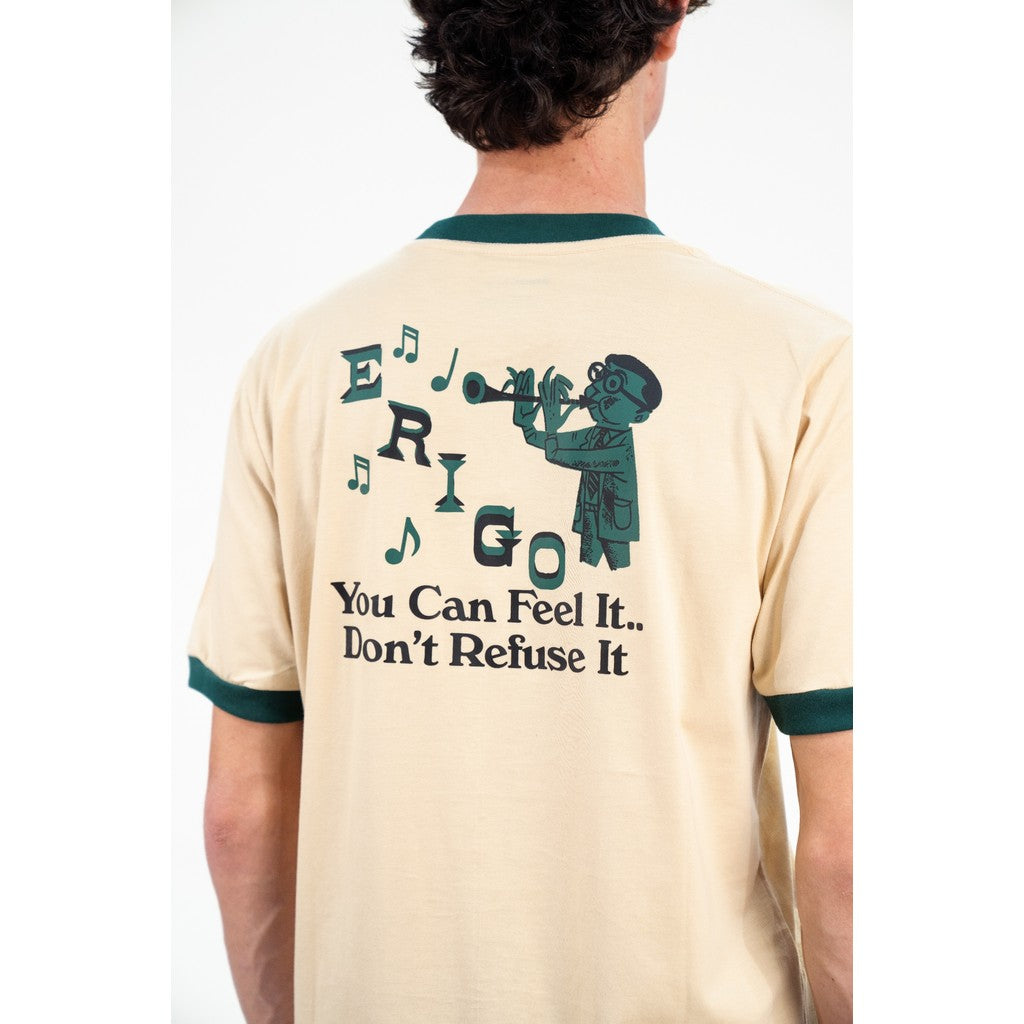 Erigo T-Shirt Ring Tee Wazen Cream - Kaos Unisex