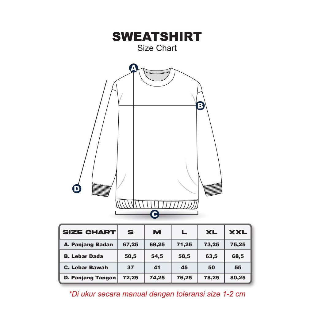 Erigo Sweatshirt Percey Blue Unisex
