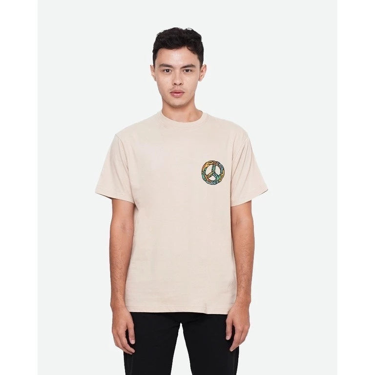 Erigo Bundling Paket Hemat T-Shirt Trafalgar Black + Peace Hippie Khaki Unisex