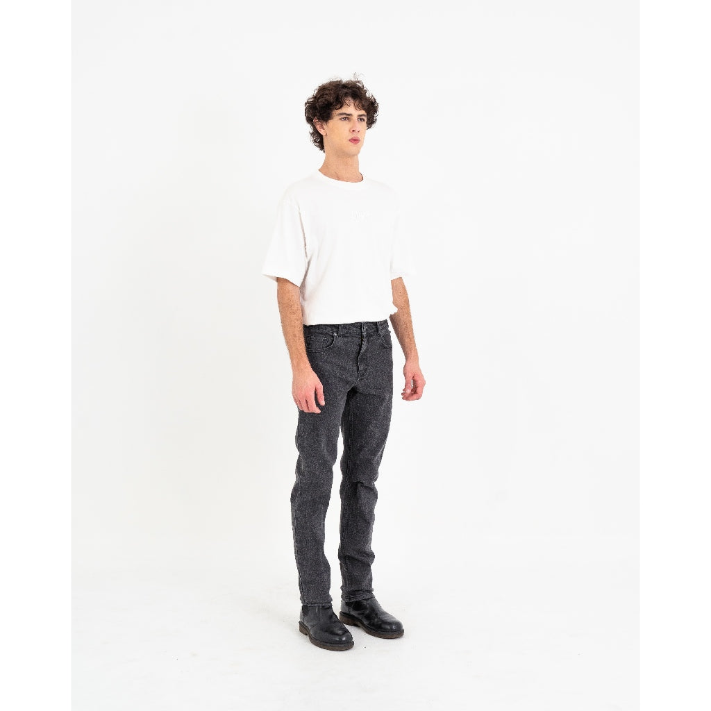 Erigo Denim Pants Eden Medium Black - Celana Panjang Denim Unisex