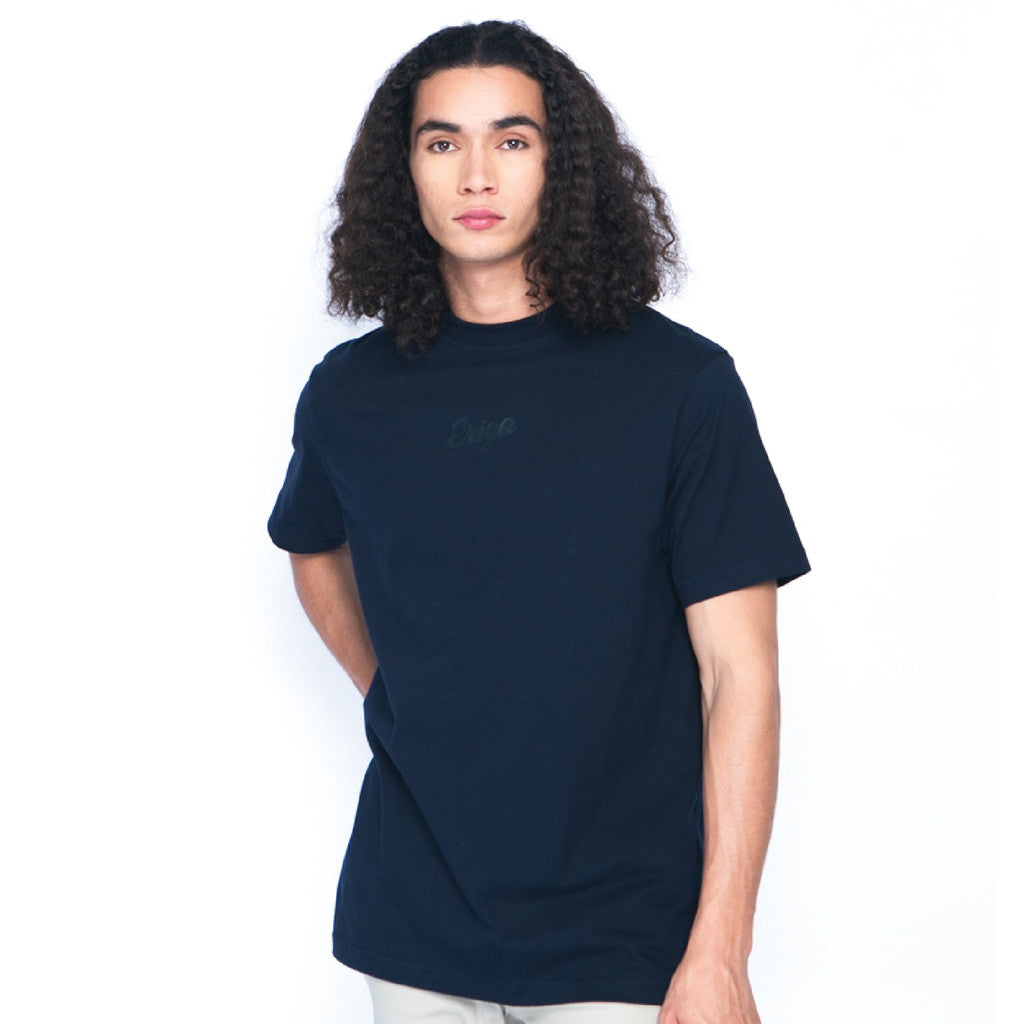 Erigo Bundling Paket Hemat T-Shirt Oversize Decker Navy + T-Shirt Uemura Black Unisex