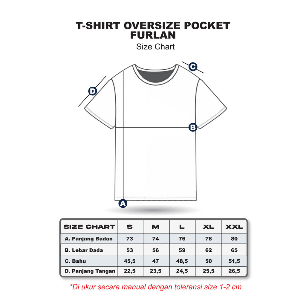 Erigo T-Shirt Oversize Pocket Kale Black - Kaos Oversize Unisex