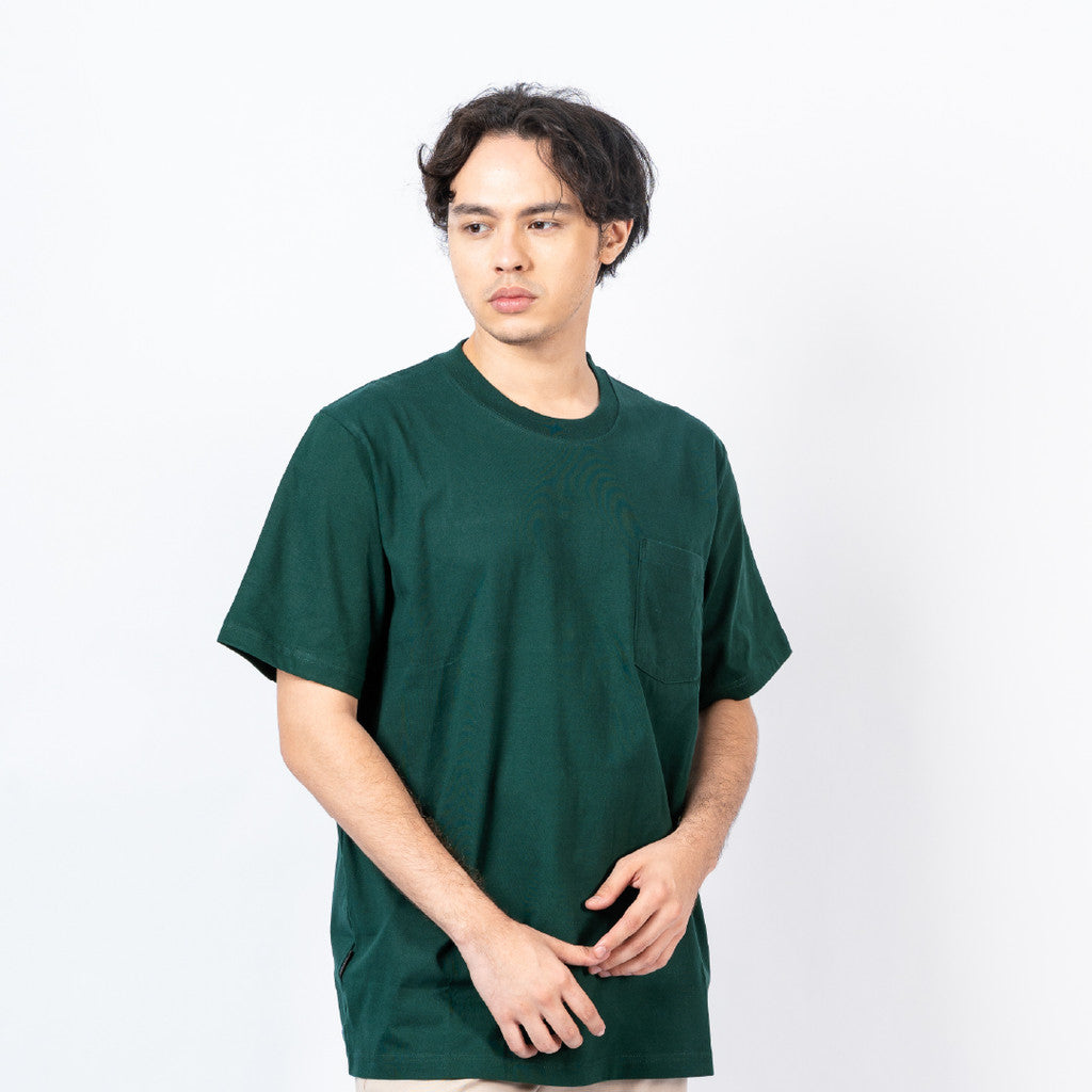Erigo T-Shirt Oversize Pocket Kieran Emerald - Kaos Oversize Unisex