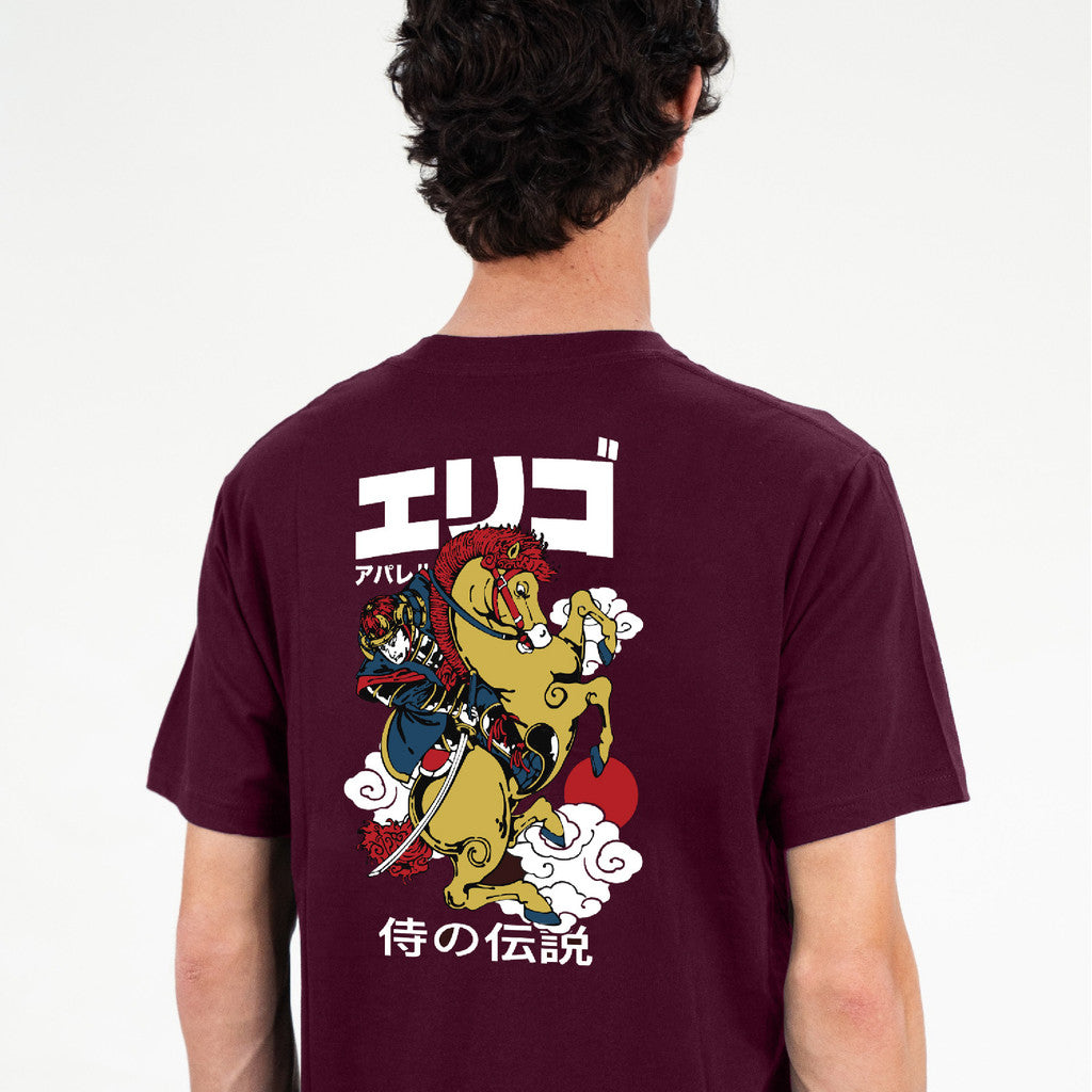 Erigo T-Shirt Umikawa Maroon - Kaos Unisex