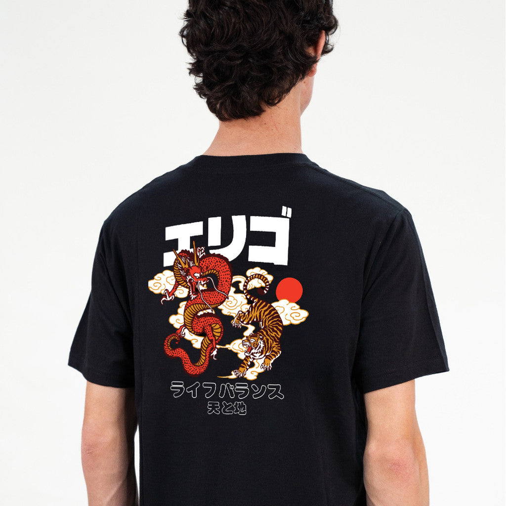 Erigo T-Shirt Uyama Black - Kaos Unisex
