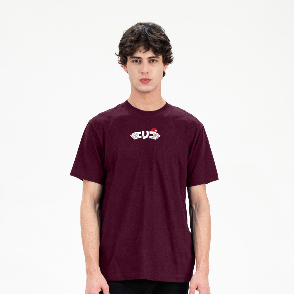 Erigo T-Shirt Umikawa Maroon - Kaos Unisex