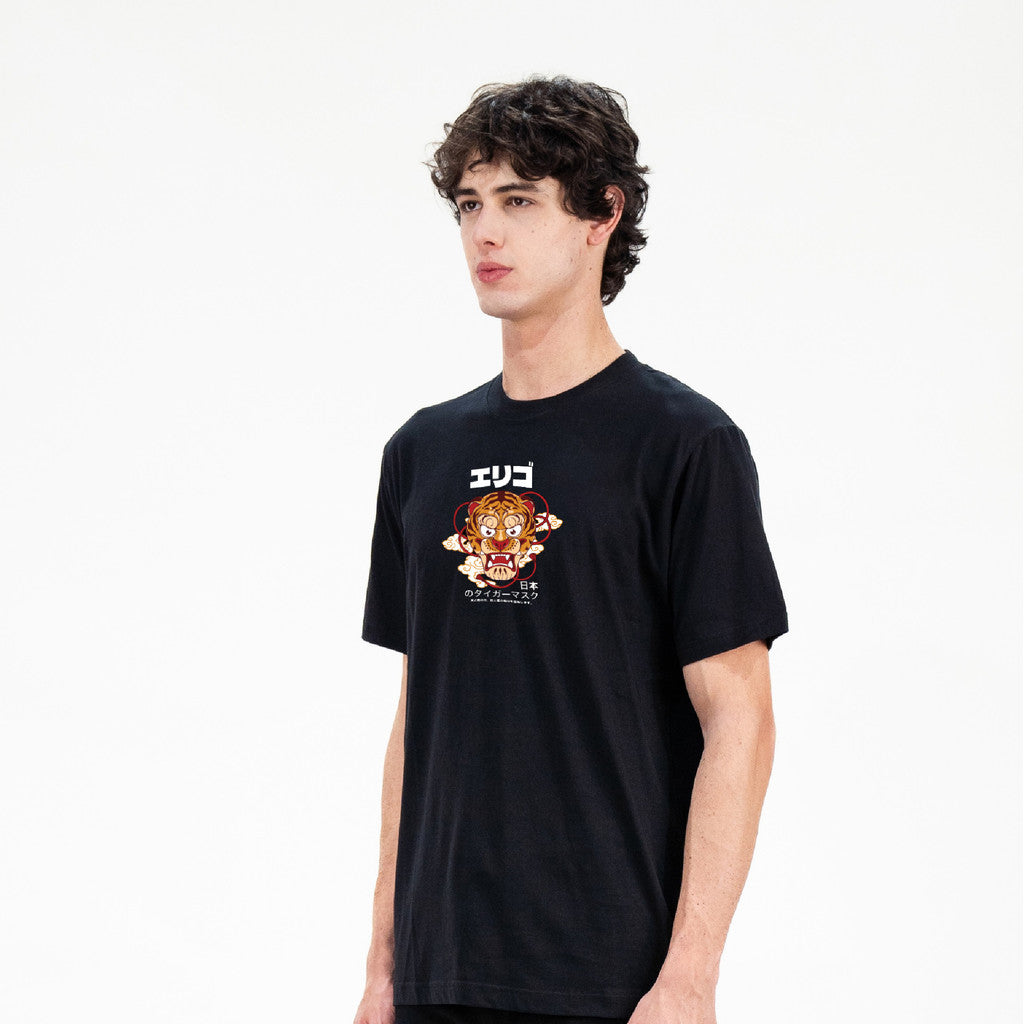 Erigo Bundling Paket Hemat T-Shirt Oversize Decker Navy + T-Shirt Uemura Black Unisex