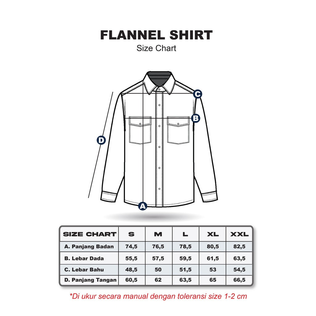 Erigo Flannel Shirt Nero Emerald Unisex