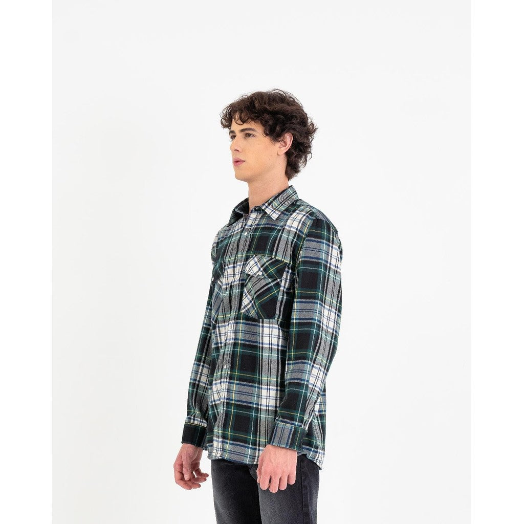 Erigo Flannel Shirt Nero Emerald Unisex