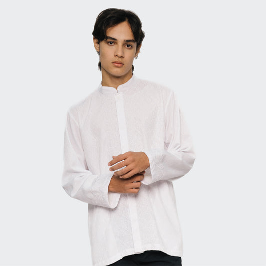 Erigo Koko Long Bordir Khalil White