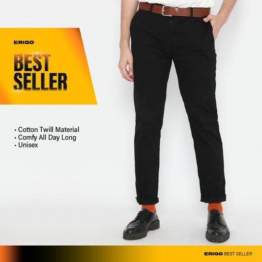 Erigo Chino Pants Sirius Black Unisex