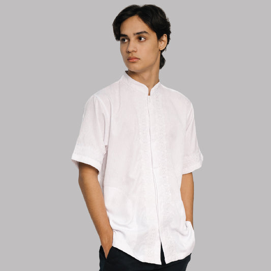 Erigo Koko Short Sleeve Bordir Ghifari White