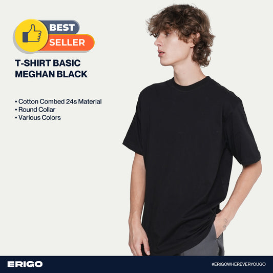 Erigo T-Shirt Basic Meghan Black Unisex