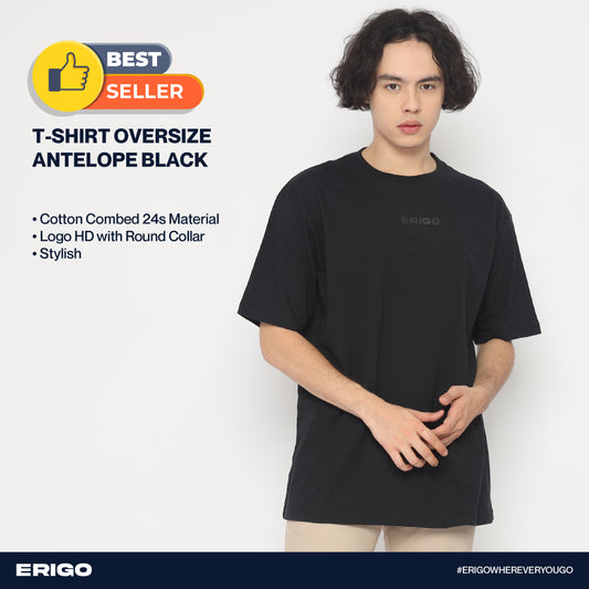 Erigo T-Shirt Oversize Antelope Black Unisex