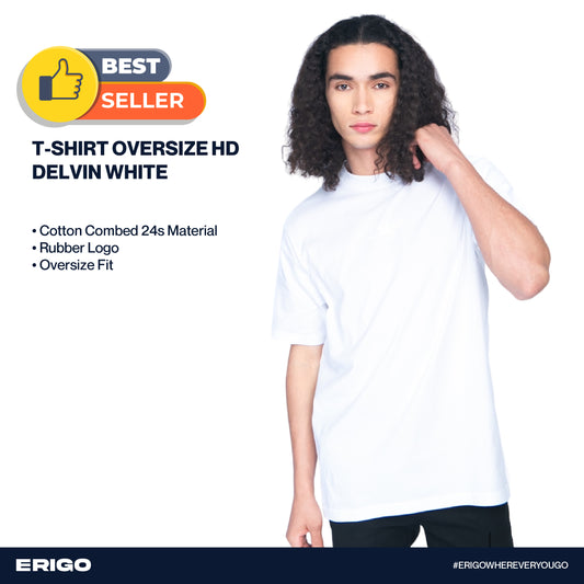 Erigo T-Shirt Oversize Delvin White Unisex