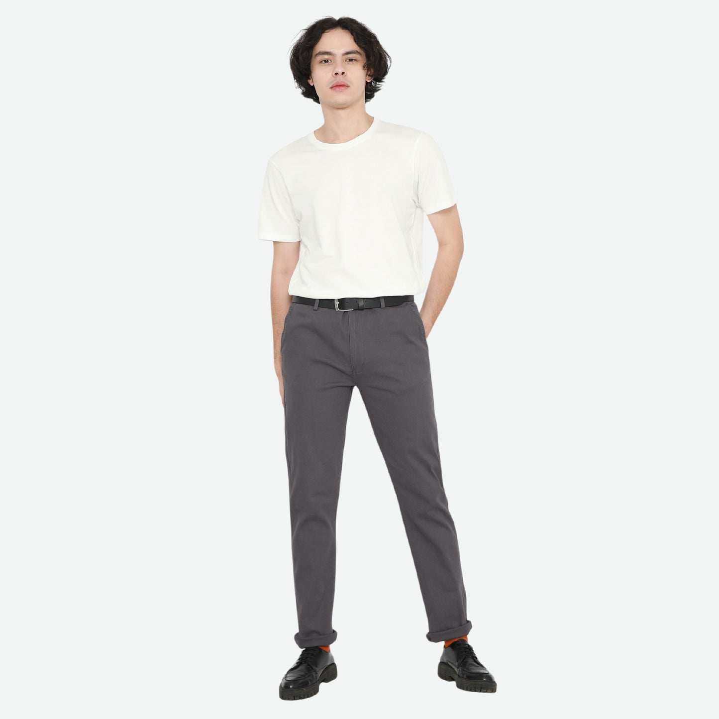 Erigo Chino Pants Dark Grey Unisex