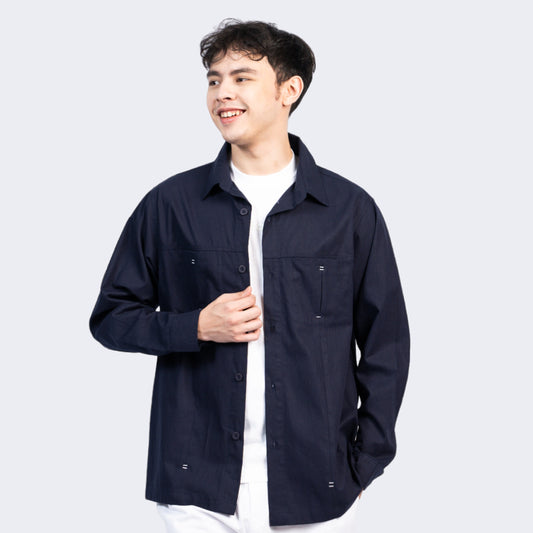 Erigo Shirt Jacket Dalvir Navy Unisex