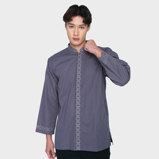 Erigo Koko Long Sleeve Bordir Ashar Grey