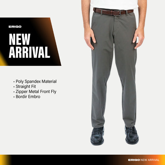 Erigo Relax Chino Pants Eldon Pebble - Celana Panjang Relax Unisex