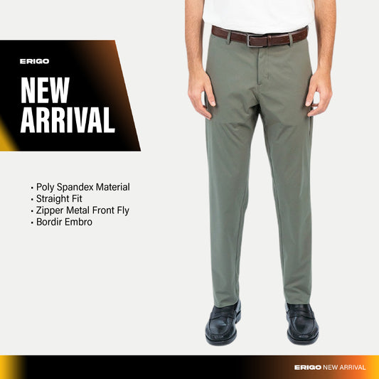 Erigo Relax Chino Pants Erven Olive - Celana Panjang Relax Unisex
