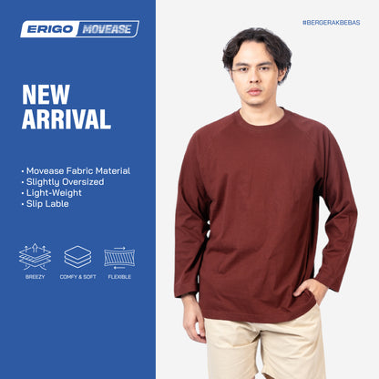 Erigo Movease Long Sleeve Albern Maroon Unisex