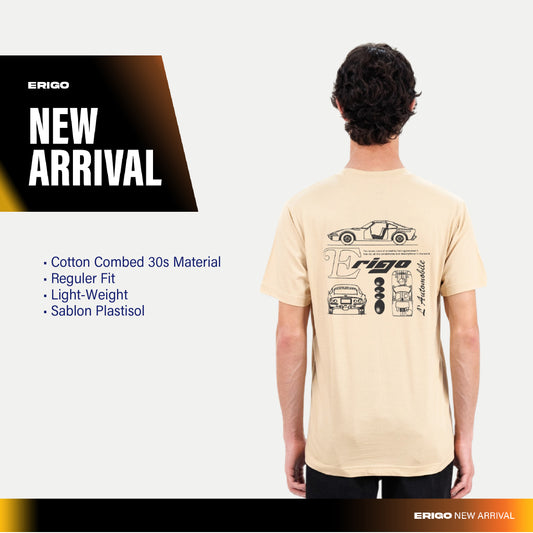 Erigo T-Shirt Azera Khaki - Kaos Unisex