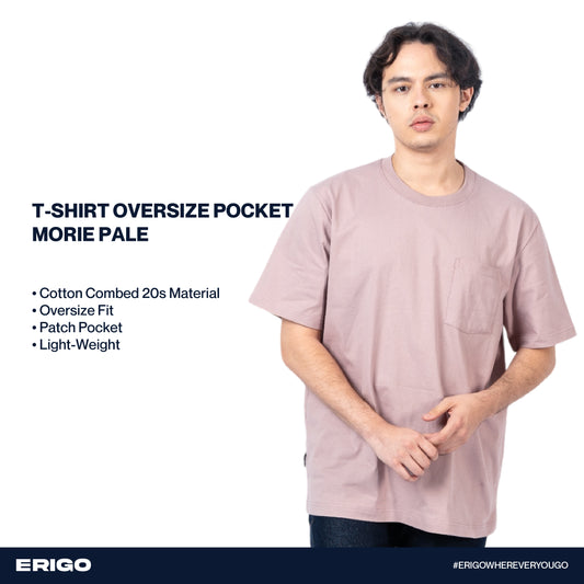 Erigo T-Shirt Oversize Pocket Morie Pale Unisex