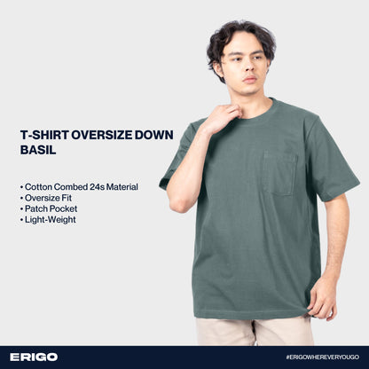 Erigo T-Shirt Oversize Pocket Dawn Basil Unisex