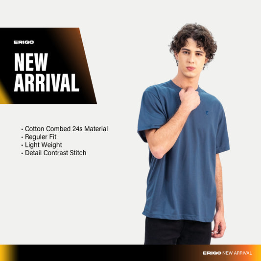 Erigo T-Shirt Embro Vashin Blue - Kaos Unisex