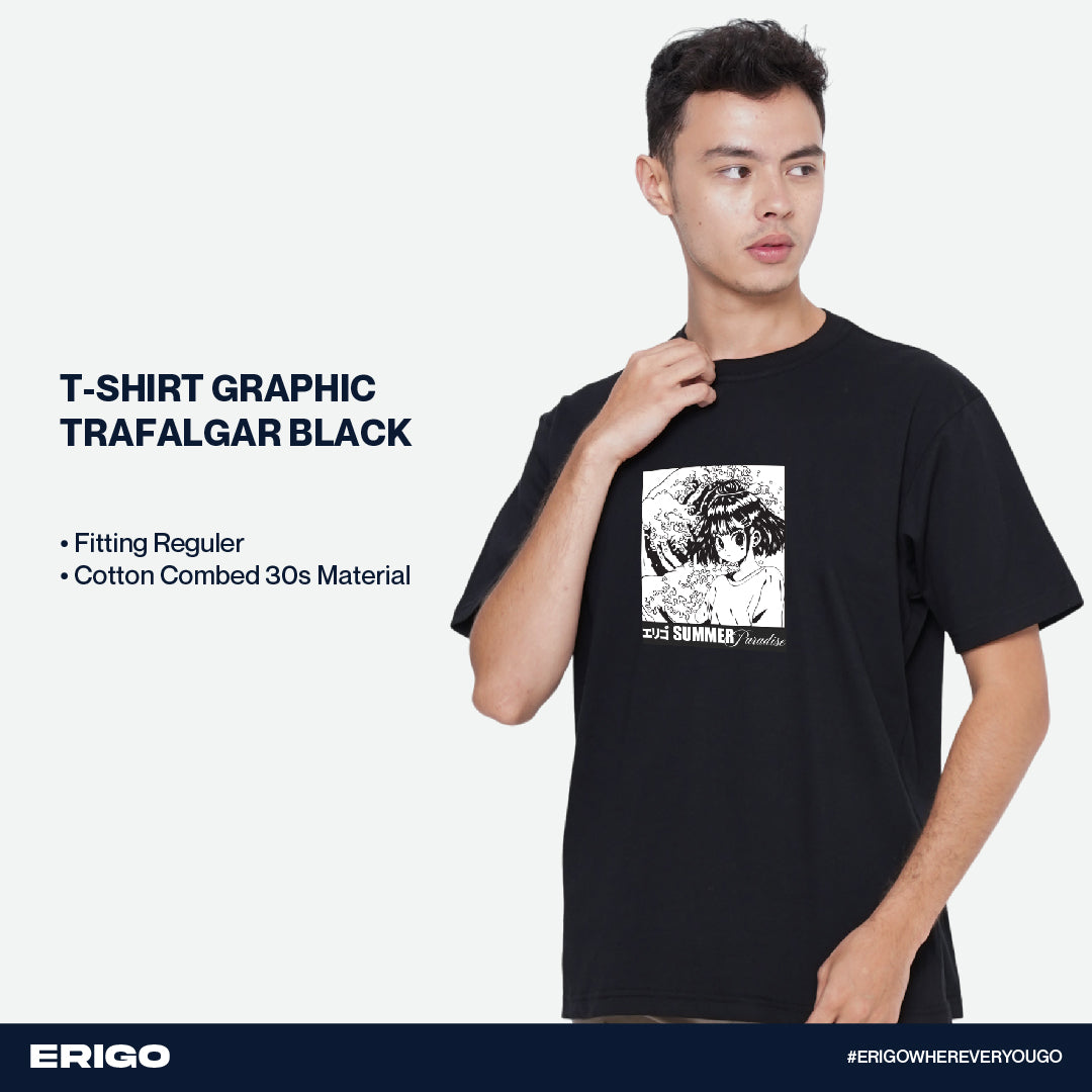 Erigo T-Shirt Graphic Trafalgar Black