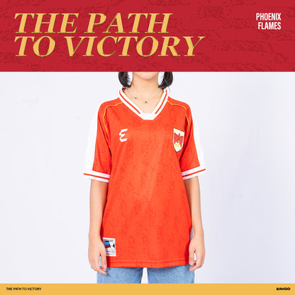 Erigo Jersey Aflamara Red Freya - Kaos Jersey Unisex