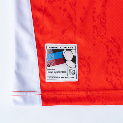 Erigo Jersey Aflamara Red Freya - Kaos Jersey Unisex