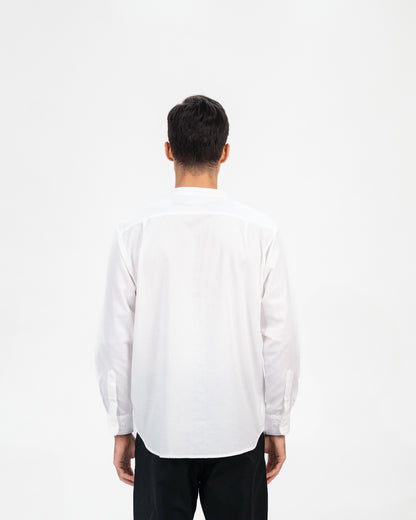 Erigo Shanghai Long Sleeve Basic Firdaus Off White - Kemeja Koko Lengan Panjang Unisex