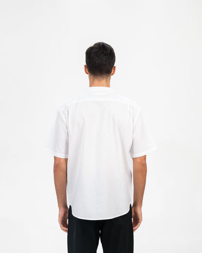 Erigo Shanghai Short Sleeve Basic Faiz Off White - Kemeja Koko Lengan Pendek Unisex