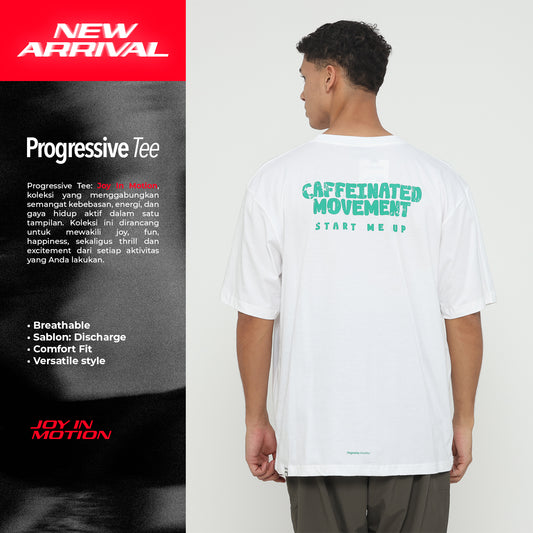 Erigo Progressive Tee The Mota White - Kaos Unisex