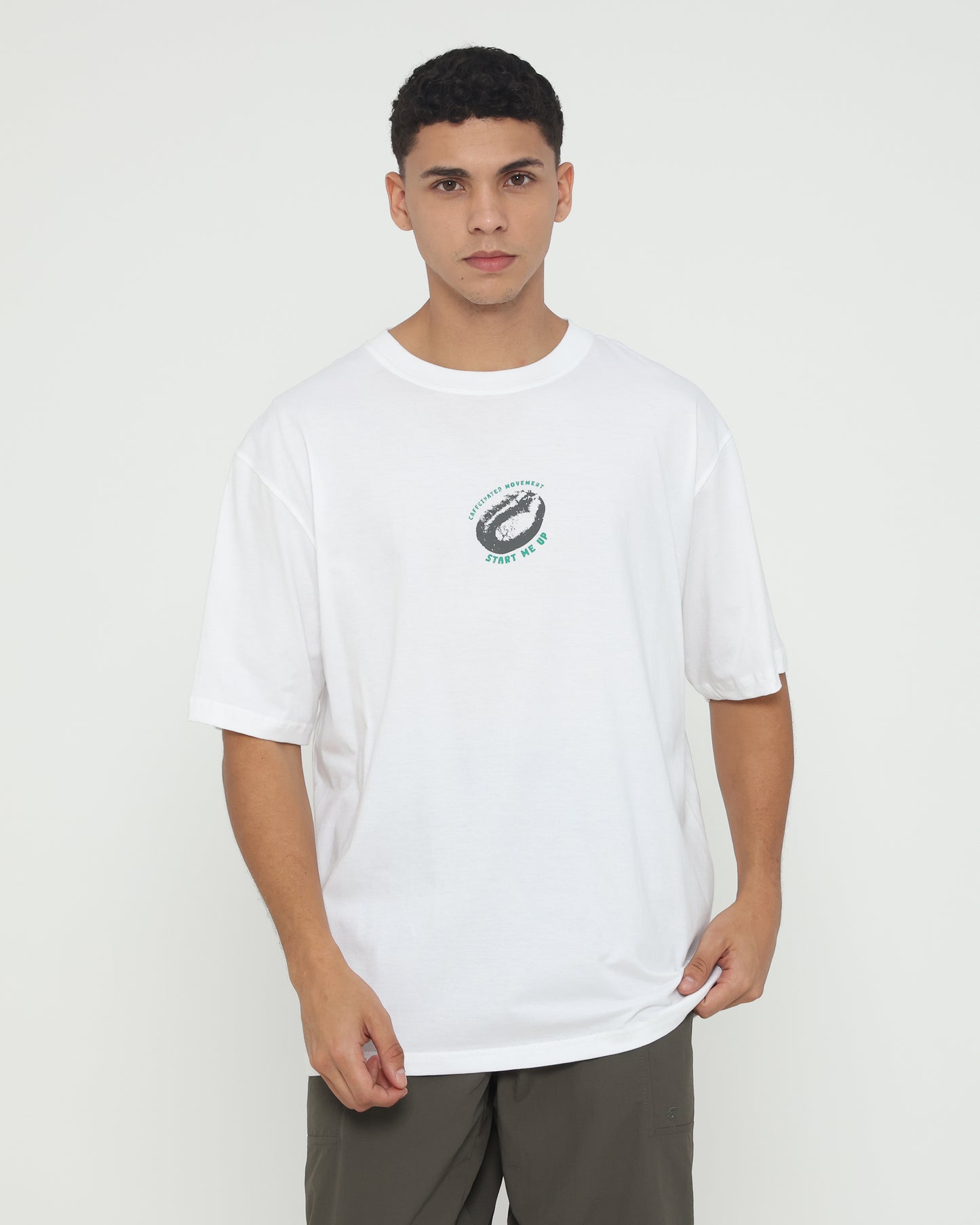 Erigo Progressive Tee The Mota White - Kaos Unisex