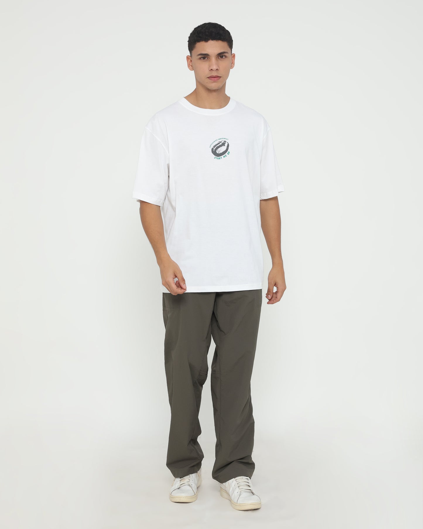 Erigo Progressive Tee The Mota White - Kaos Unisex