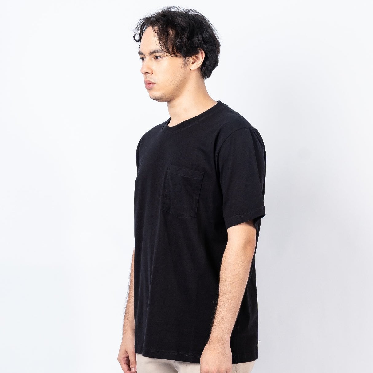 Erigo T-Shirt Oversize Pocket Basilia Black Unisex