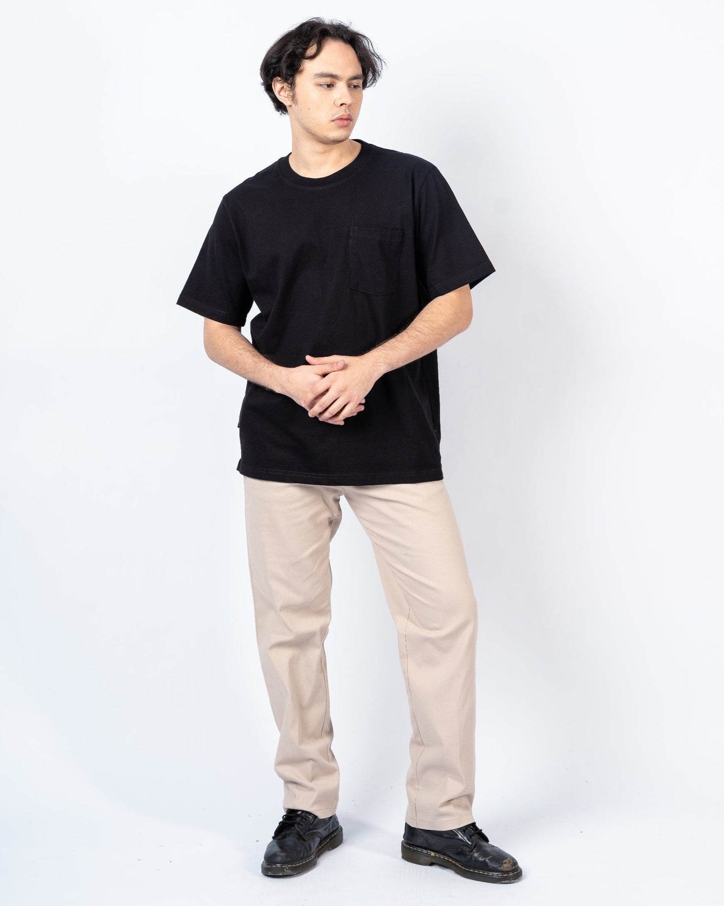 Erigo T-Shirt Oversize Pocket Basilia Black Unisex