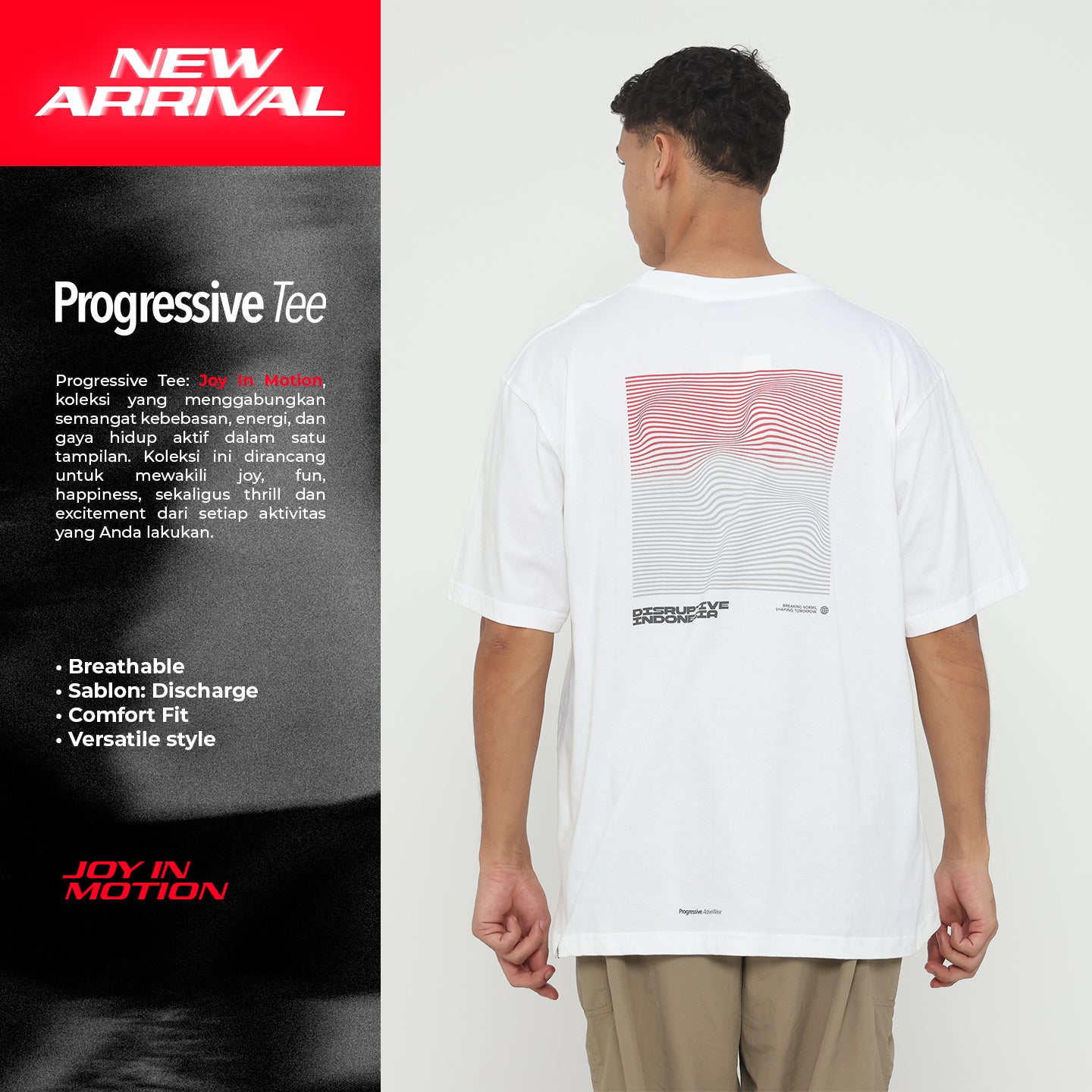 Erigo Progressive Tee The Flag White - Kaos Unisex