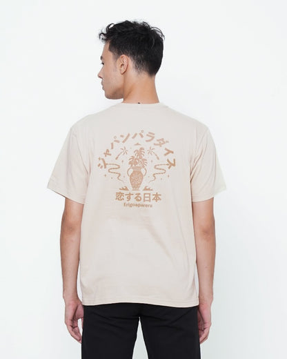 Erigo T-Shirt Fukaura Cream Unisex