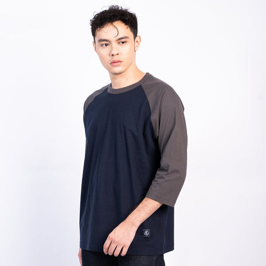 Erigo T-Shirt Raglan Lokswel Asphalt Navy Unisex