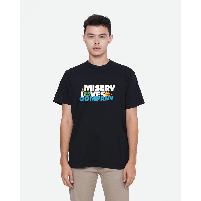 Erigo T-Shirt Museum Patah Hati Misery Loves Company Black