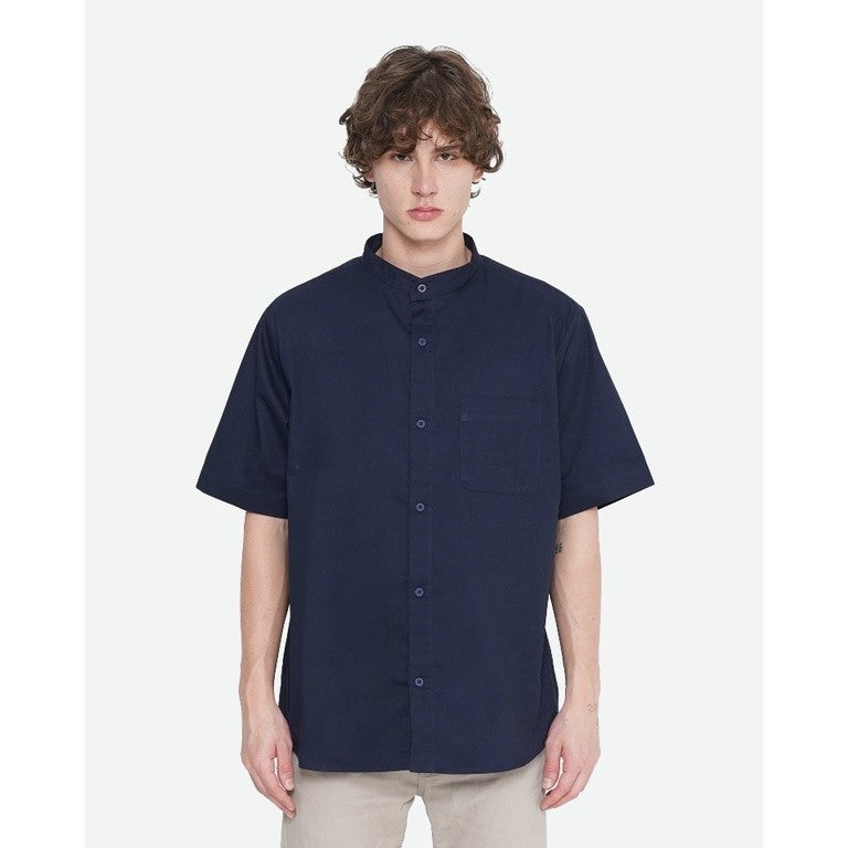 Erigo Kemeja Shanghai Short Sleeve Wout Navy Unisex