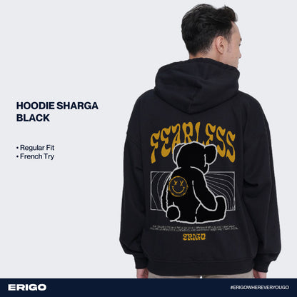 Erigo Hoodie Graphic Sharga Black