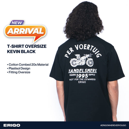 Erigo T-Shirt Oversize Kevin Black Unisex