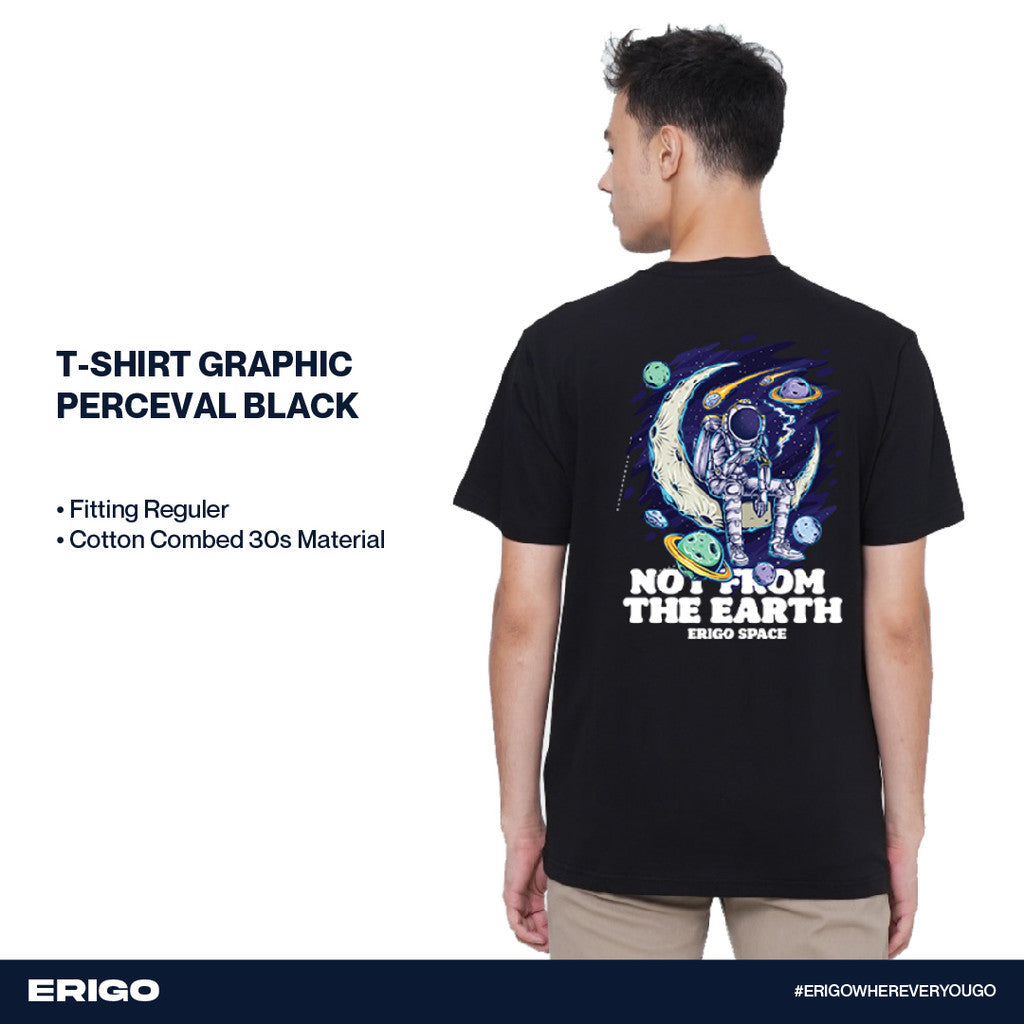 Erigo T-Shirt Graphic Perceval Black