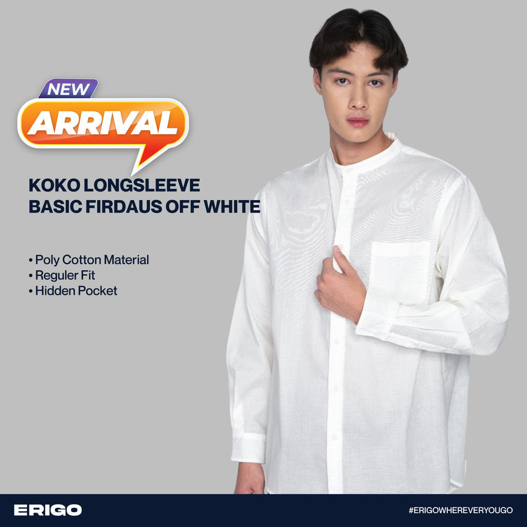 Erigo Koko Long Sleeve Basic Firdaus Off White