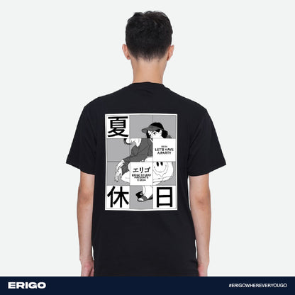 Erigo T-Shirt Graphic Tamada Black