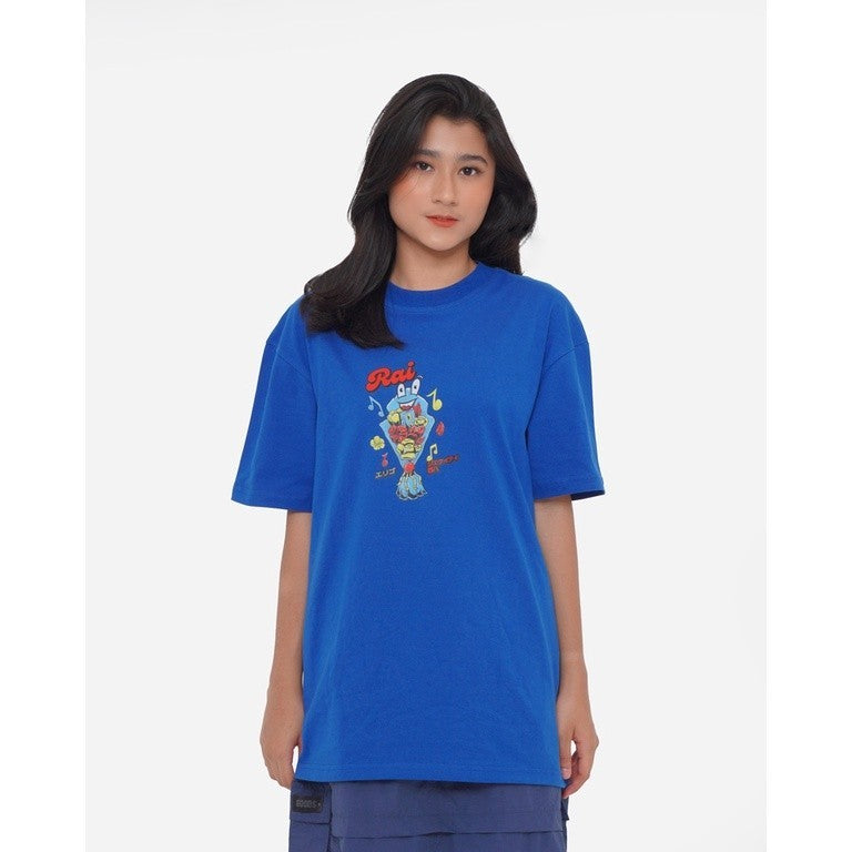 Erigo T-Shirt Oversize | JKT48 Raisha Blue